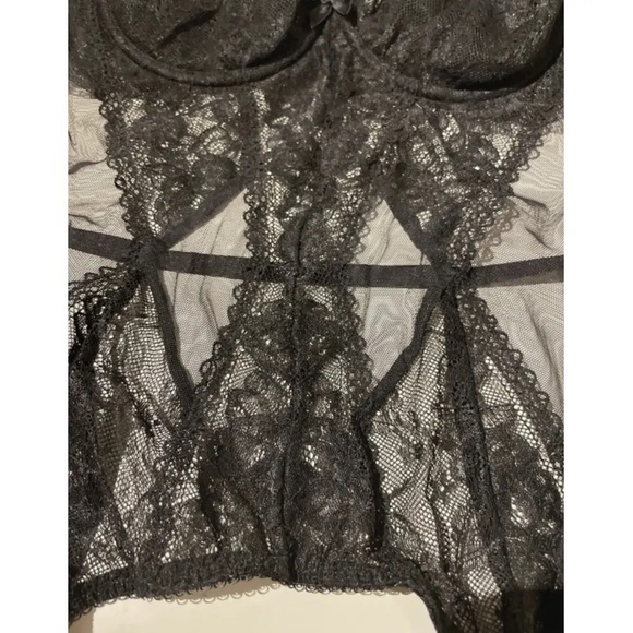 Agent Provocateur Black Lace Corset - Picture 3 of 14